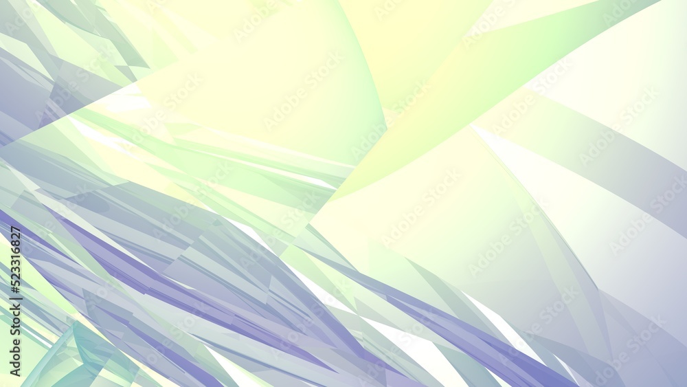 Poster abstract background of lines and gradients. color overflows. 3d rendering image.