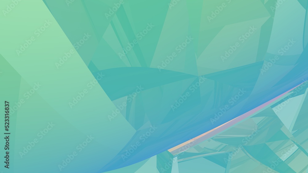 Poster abstract background of lines and gradients. color overflows. 3d rendering image.