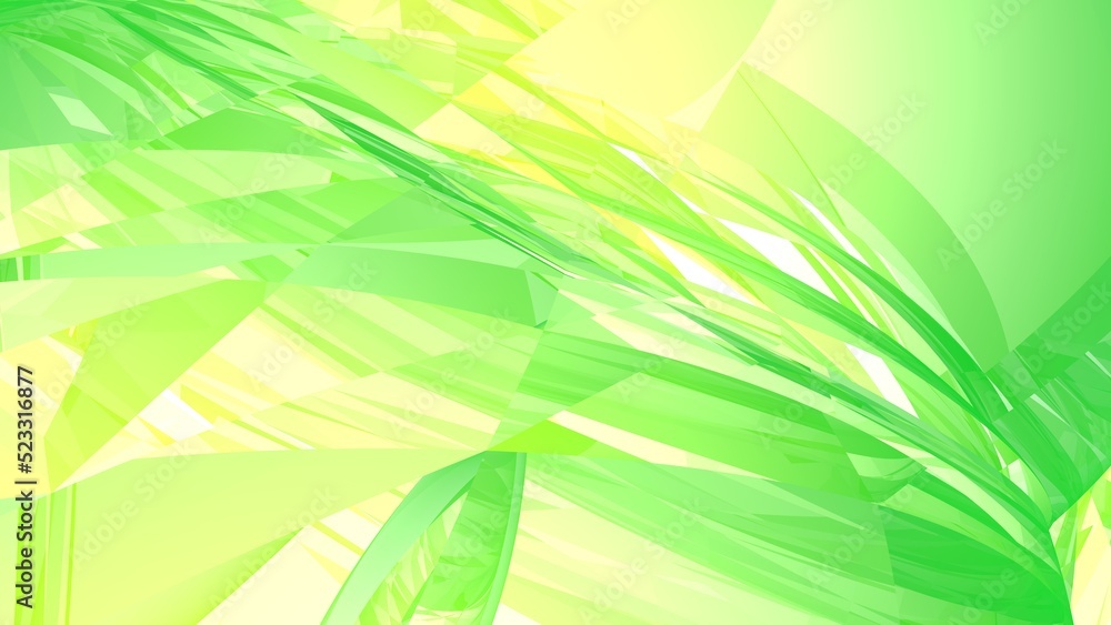 Poster abstract background of lines and gradients. color overflows. 3d rendering image.