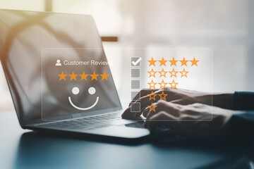 Product or service review ideas from customers, writing reviews from customers who use the products...