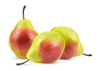 Pear on white background