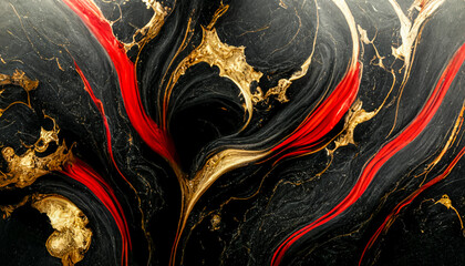 Swirls of marble or the ripples of agate. Liquid marble texture. Fluid art. abstract waves skin...