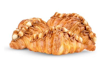 Croissant isolated on white