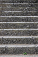 石の階段　Photo of a historic old stone staircase