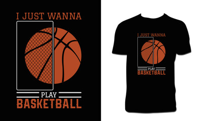 Stylish Basketball T Shirt Design 