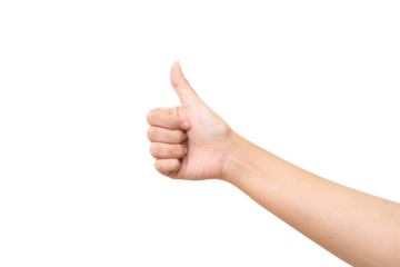 Hand tumb up