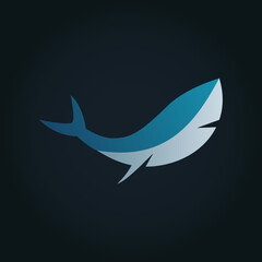 Obraz na płótnie Canvas Shark logo mascot abstract vector