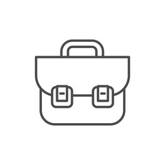 briefcase icon. on a white background