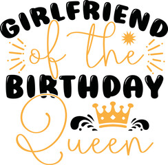 Birthday princess svg design files