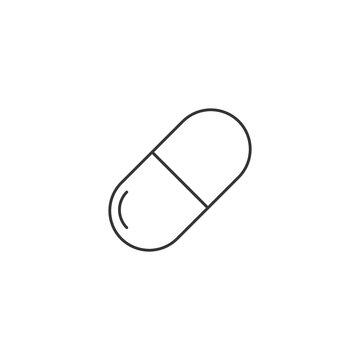 recommend clip art: Pills medicine vector icon medical pills icon. medicament and pharmaceutical symbol. medical design element, line and glyph version, outline