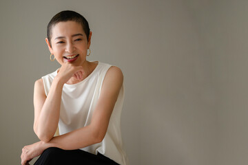 Beautiful smiling woman