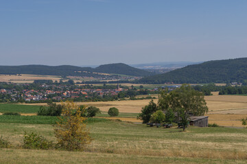 View to the geman city called Bad Zwesten