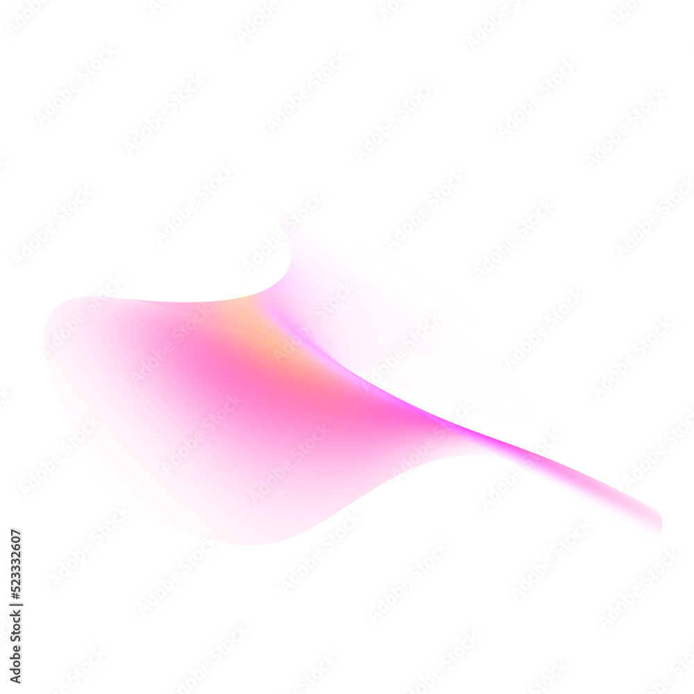 Aufkleber abstract gradient beautiful shapes for design