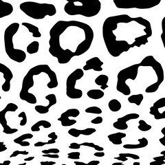 Cheetah, Leopard or Jaguar (Big Cat Family) Motifs Pattern. Animal Print-Series. Vector Illustration  