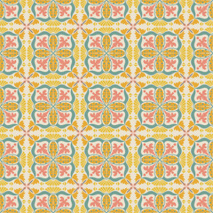 Floral Seamless Pattern Background Garden Nature Damask Aboriginal Ornament Art