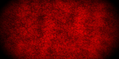 Red wall backdrop background with red faded border and old vintage grunge texture, marbled red painted background illustration for Christmas or valentines day.	
