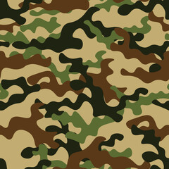 Modern camouflage seamless element for print clothes, fabrics. Vector. Hunting and fishing.