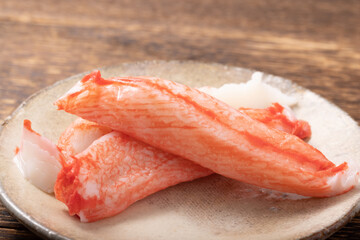 かにかま　カニ風味かまぼこ