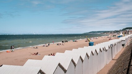 Plage de Villers-sur mer, Normandie, France 