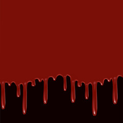 Background red blood flows down 3d vector