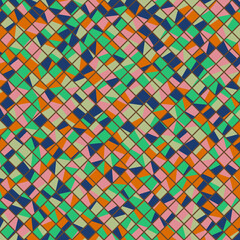 Color Rhombus tile tessellation pattern illustration