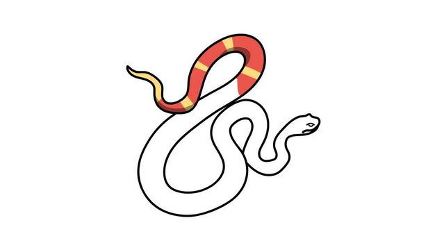 snake Sketch and 2d animation