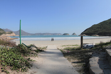 The landscape Sai Kung Waterfront Promenade, hong kong 27 nov 2011