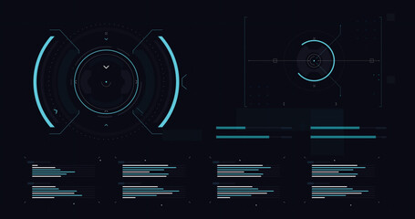 HUD FUI template for widescreen without text 001