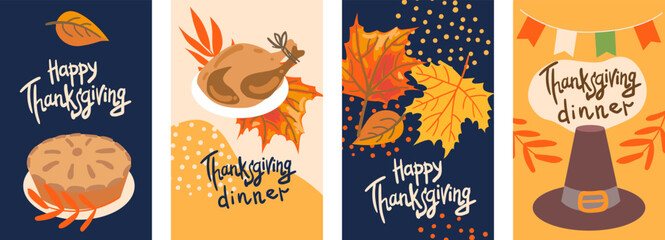 Thanksgiving Day. Vector illustration for your design. - 523351855