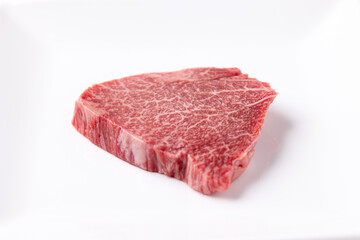 ステーキ　生肉　ランプ