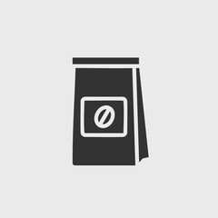 coffee packaging pouch icon