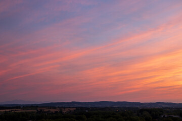 Obraz premium sunset in Carcassonne France