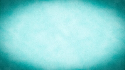 Elegant blue with soft lightand dark border. Beautiful turquoise watercolor painted paper texture and dark frame vintage. Abstract decorative stucco surface with vintage paper background. Grunge textu