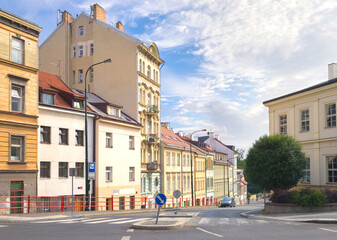 Katerinska Street in Prague. Czech Republic