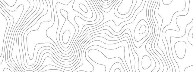 Abstract design with black and white background pattern with vector design . Modern design with white Background of the topographic map. Topographic map lines, contour background. Geometric background