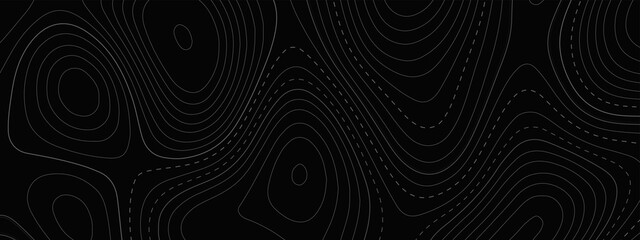 Topographic map background concept. Topo contour map. Rendering abstract illustration. Vector abstract illustration. Geography concept. paper texture design .Imitation of a geographical map .