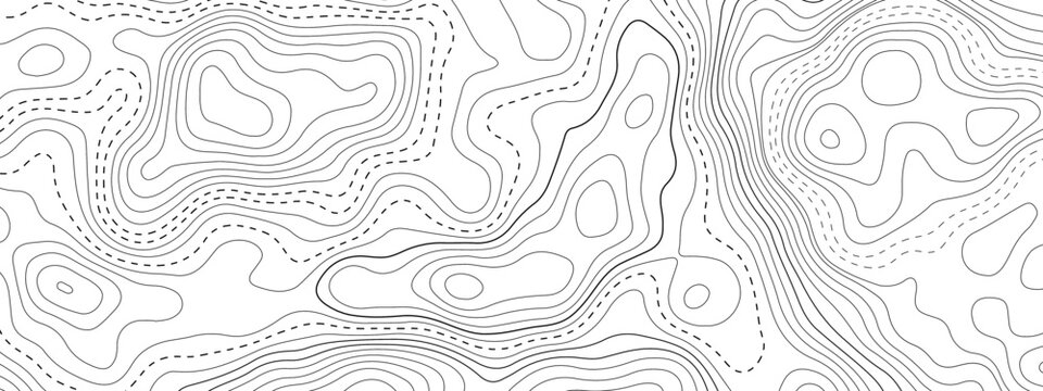 Abstract topographic map background. Geography scheme. Topographic map background concept. .Topographic background and texture, monochrome image. Business concept.Cartography Background. paper texture
