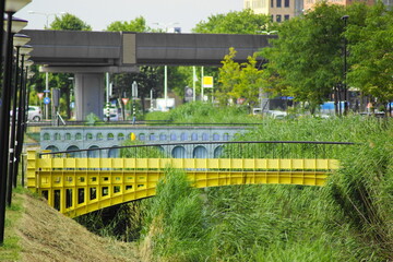 The Euro Bridges in Spijkenisse Netherlands