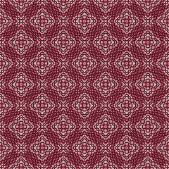 red flower wave ethnic ikat fabric pattern background, seamless creative african batik fashion style.