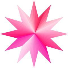 Star pink shape element decoration wedding card buttons badge  abstract background illustration png