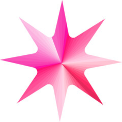 Obraz premium Star pink shape element decoration wedding card buttons badge abstract background illustration png