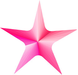 Obraz premium Star pink shape element decoration wedding card buttons badge abstract background illustration png