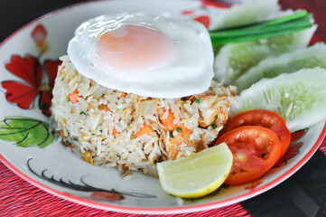 stir fried rice or fried rice with egg