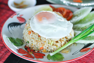 stir fried rice or fried rice with egg