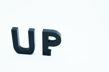 UPの文字とコピースペース