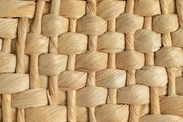 Straw product background. Wicker texture.