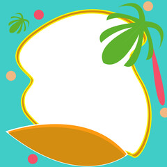 illustrator vector graphics of twibbon abstract background