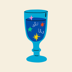 glass of champagne