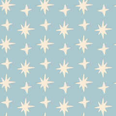 seamless pattern with stars