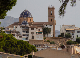 Iglesia de Nuestra Señora del Consuelo en Altea, Alicante.